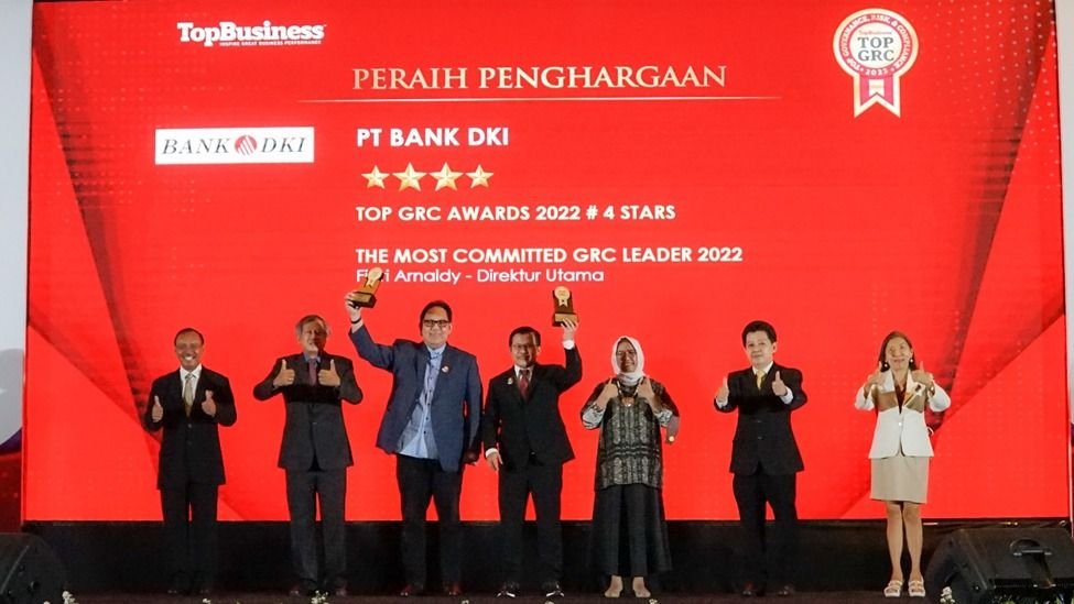 Commitment to Implementing Good Corporate Governance, Bank DKI Wins TOP GRC Awards 2022