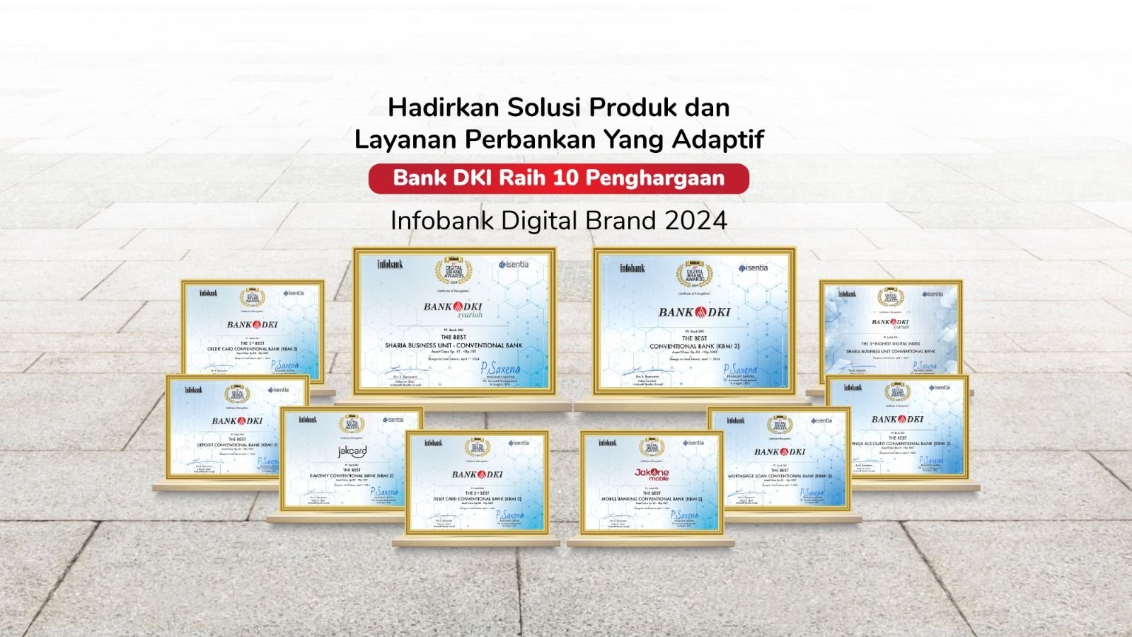 Bank DKI Wins 10 Infobank Digital Brand Awards 2024