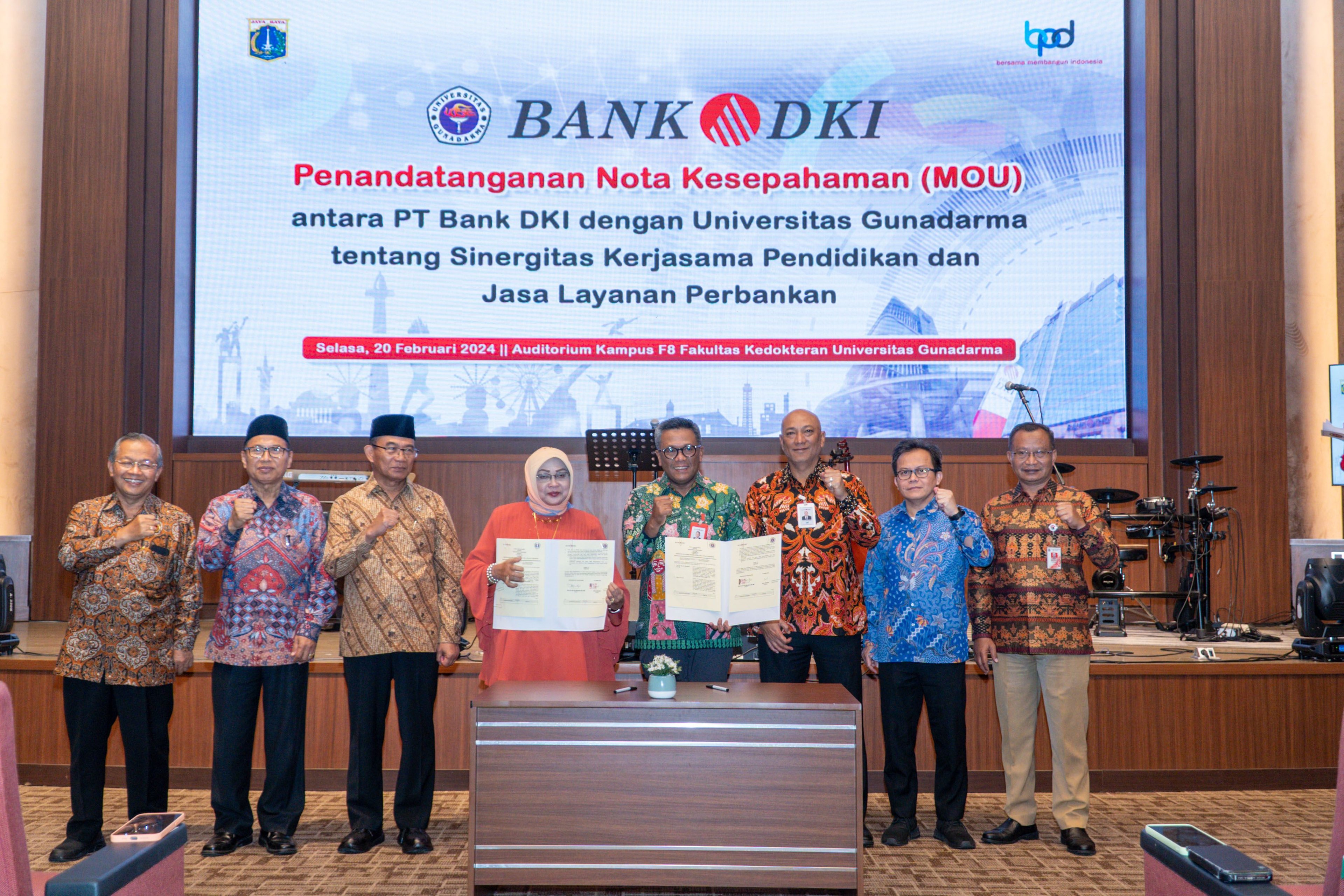 Bank DKI Provides Easy Access to Education Fee Loans for Gunadarma Students