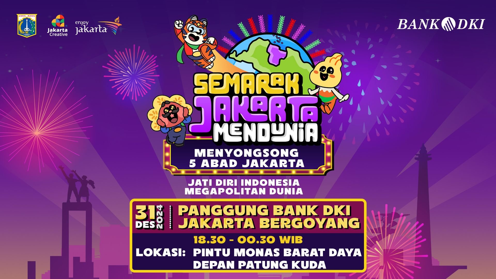 Bank DKI Enlivens New Year's Eve 2025 with a Rocking Jakarta Stage