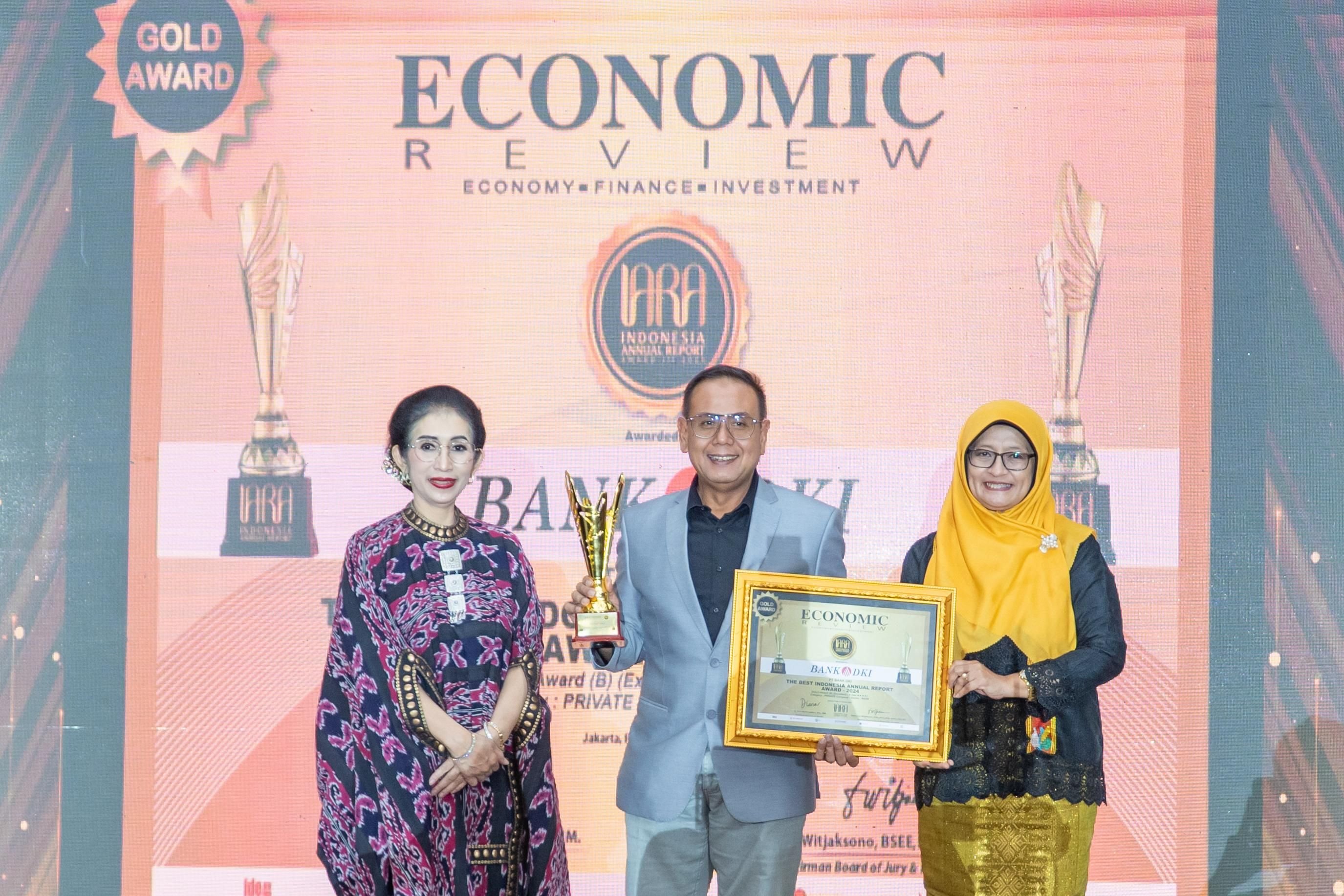 Bank DKI Wins The Best Indonesia Annual Report Award 2024