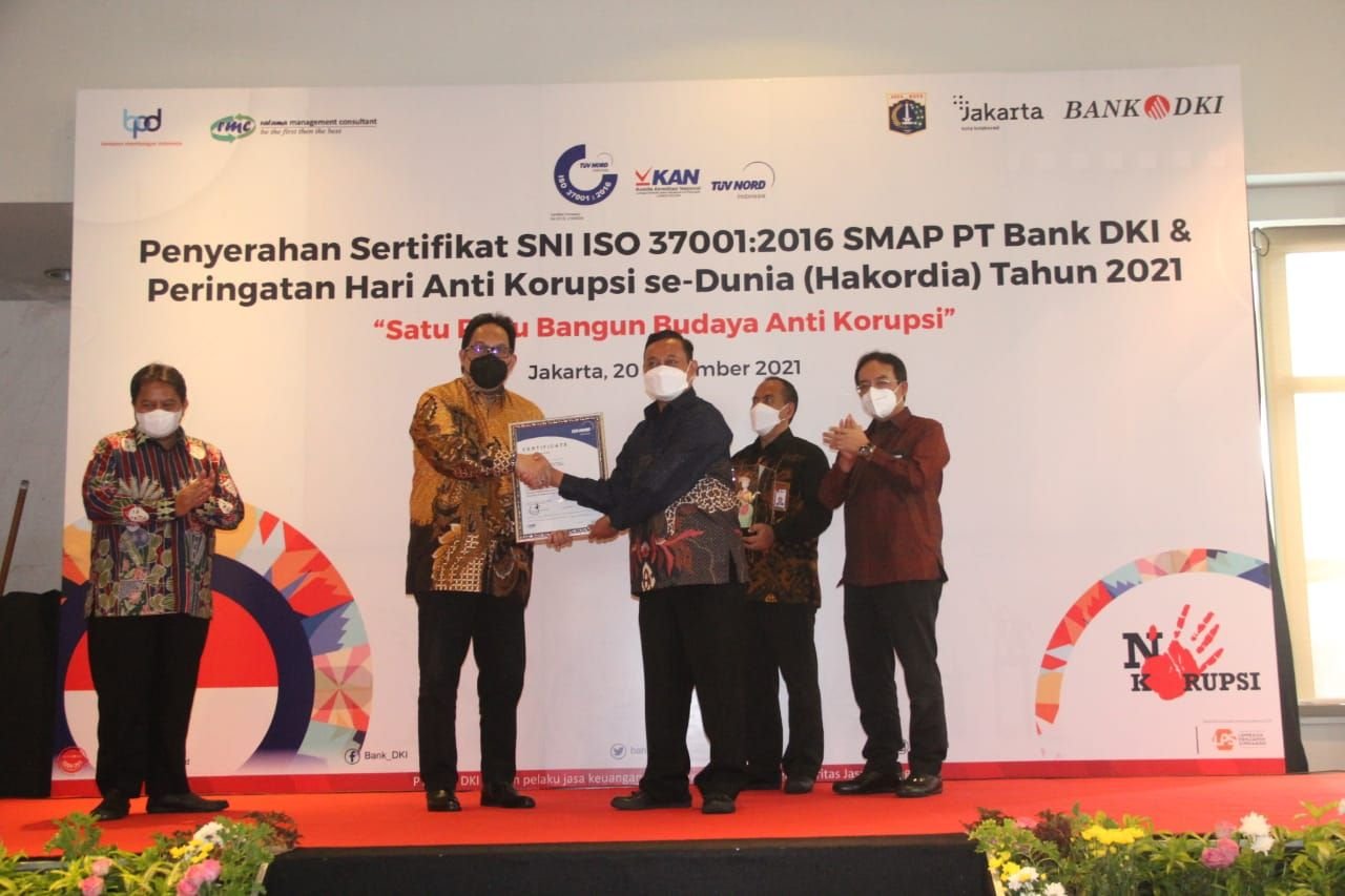 Bank DKI Achieves ISO 37001:2016 Anti-Bribery Management System