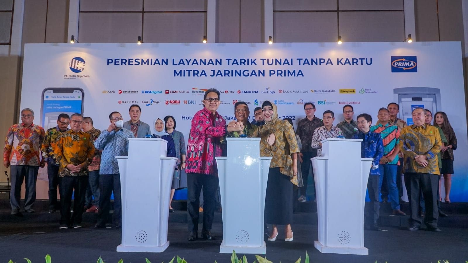 Collaboration with PRIMA Network, Bank DKI Customers Can Now Withdraw Cash Without a Card on the Bank BNI and CIMB Niaga ATM Network