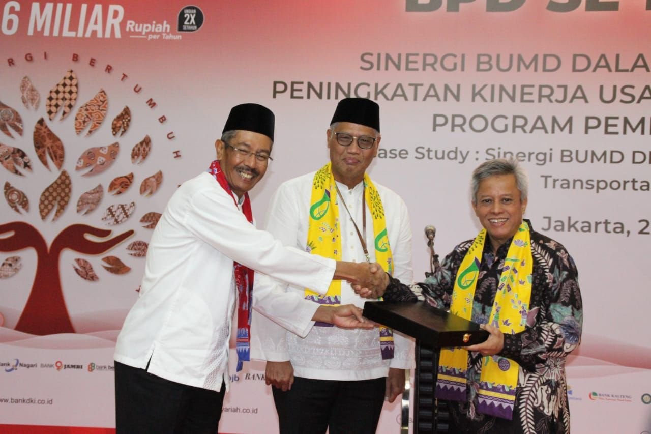 As an example, OJK encourages Bank DKI to develop BUMD synergy