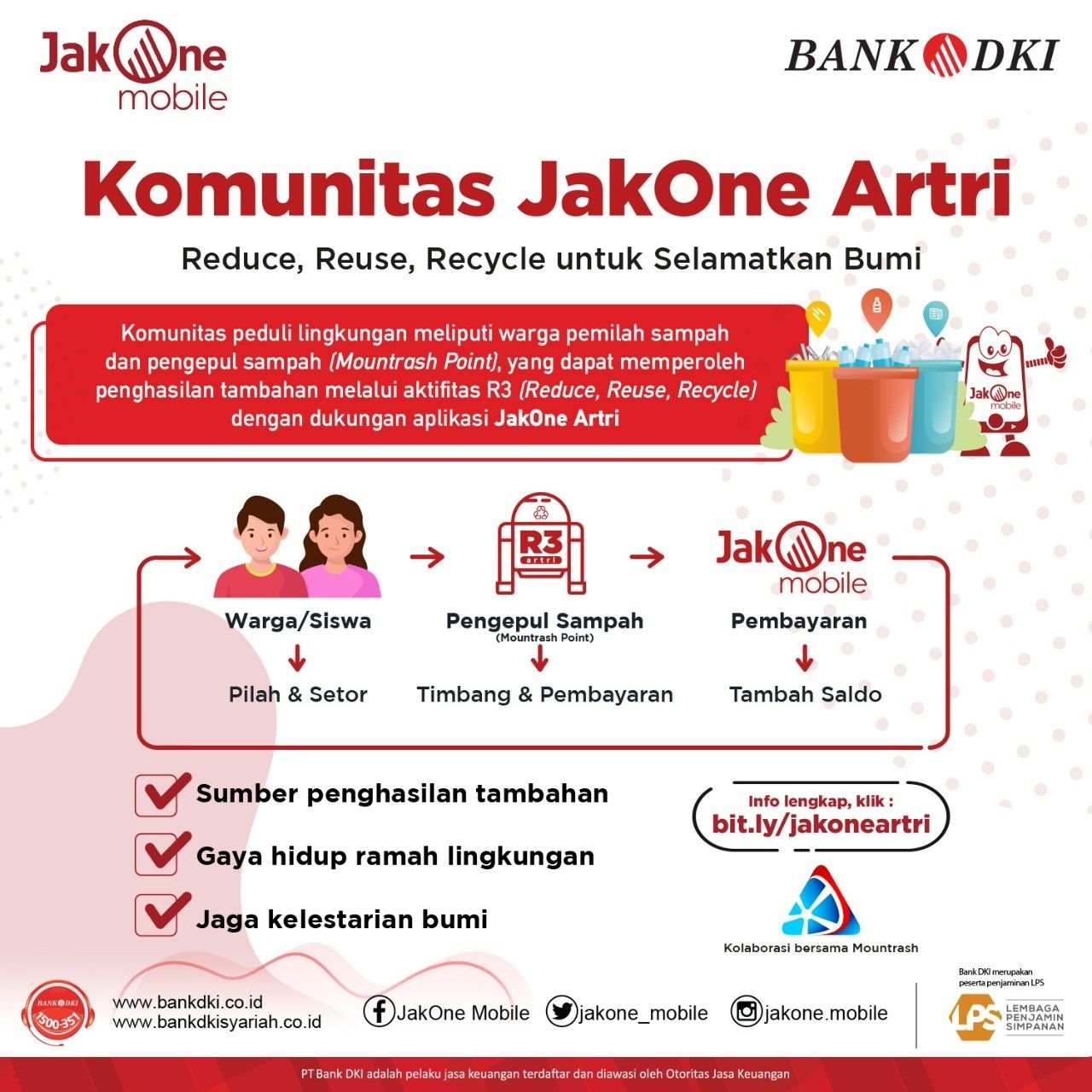 Inviting the Community to Care About the Environment, Bank DKI Forms the JakOne Artri Community