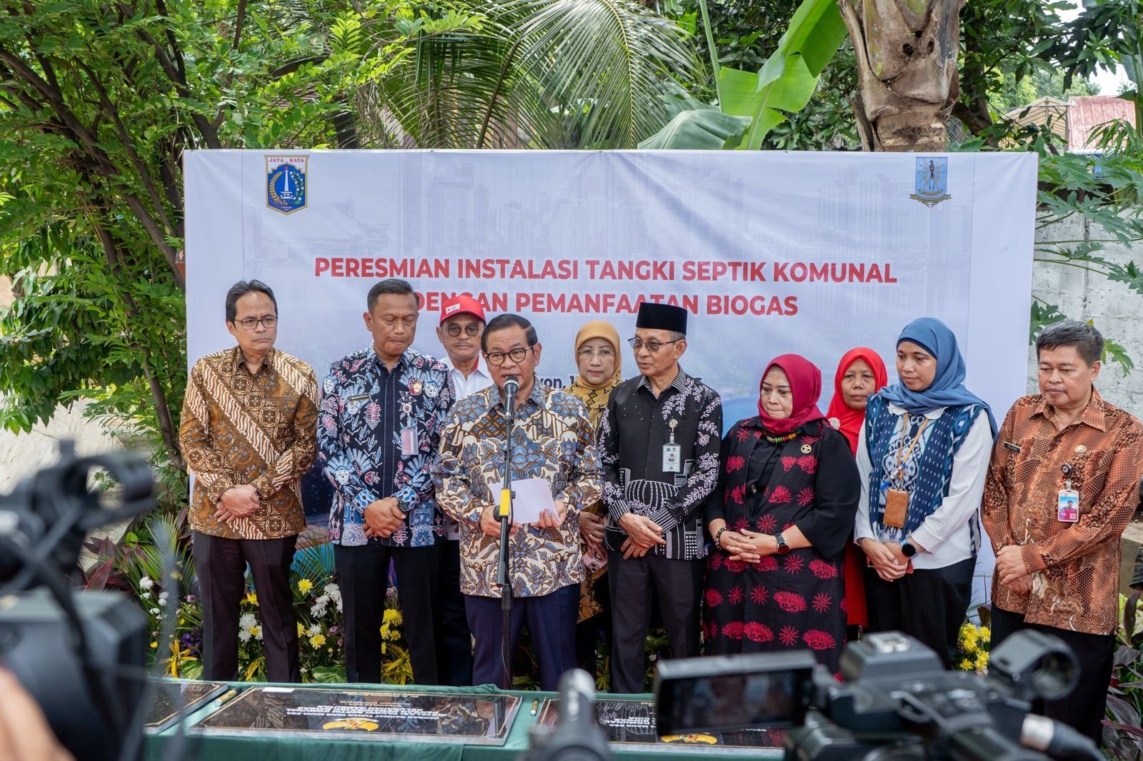 Bank Jakarta Supports Environmentally Friendly Sanitation Program through the Inauguration of a Communal Biodigester Installation
