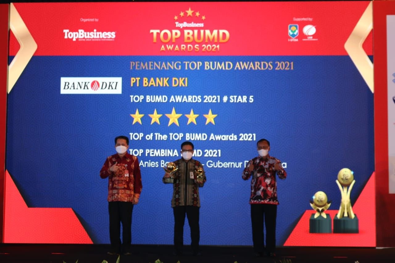Bank DKI Wins Top BUMD Awards 2021