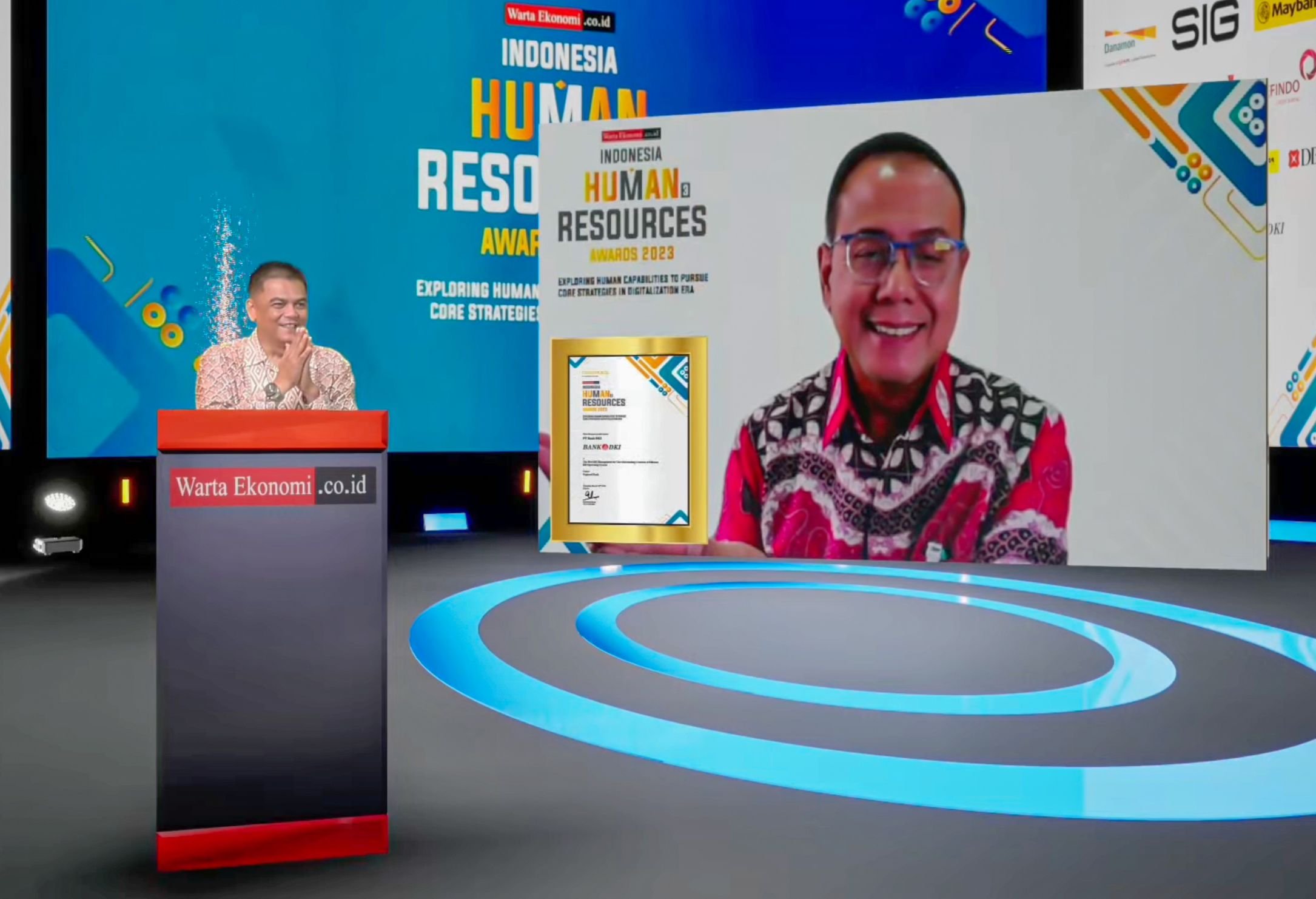 Successful Digital-Based HR Management Transformation, Bank DKI Again Wins the 2023 Indonesia Human Resources Awards