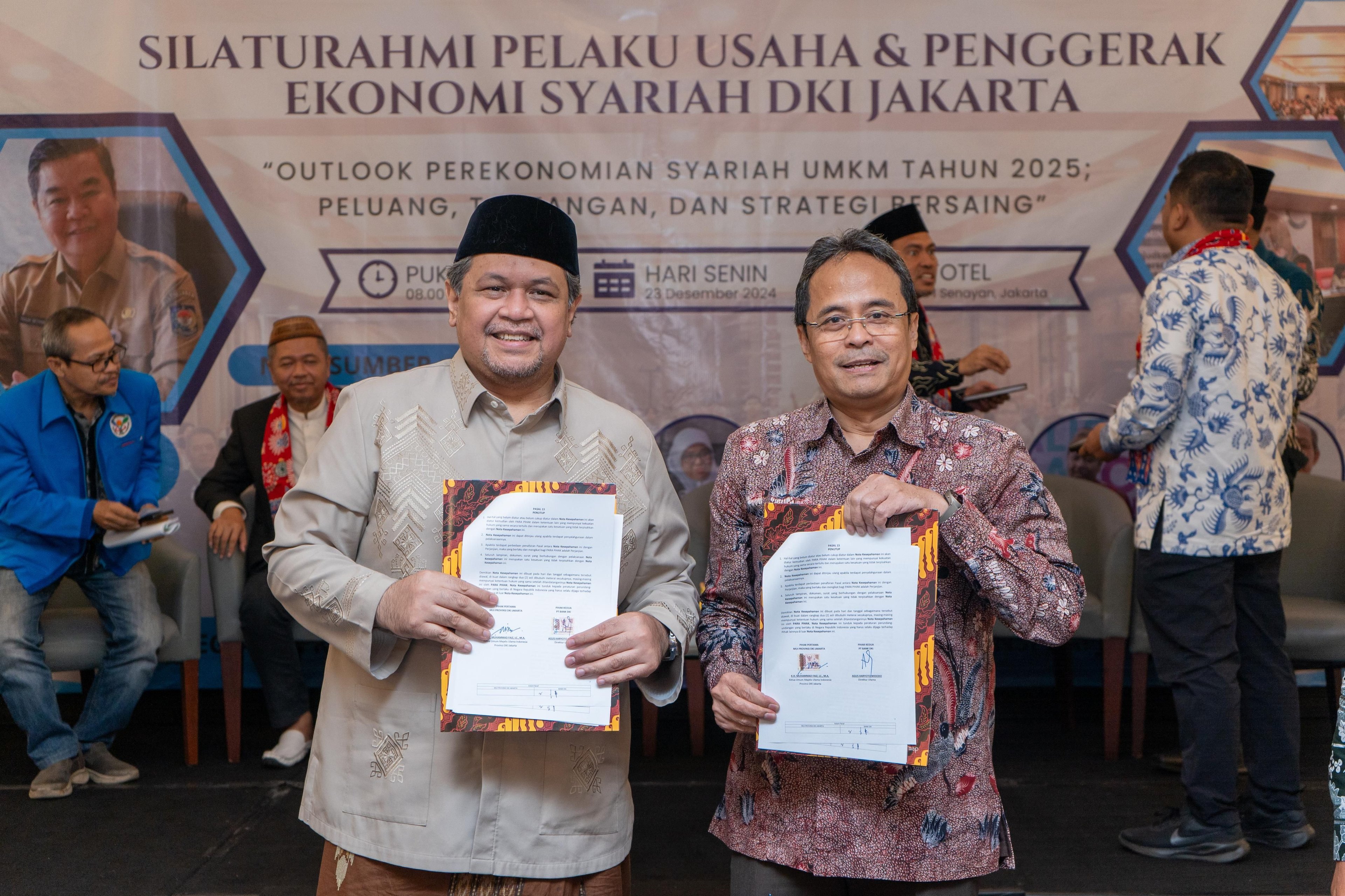 Synergy between Bank DKI and the Indonesian Ulema Council (MUI) DKI Jakarta Province, Encouraging the Utilization of Sharia Banking Products and Services