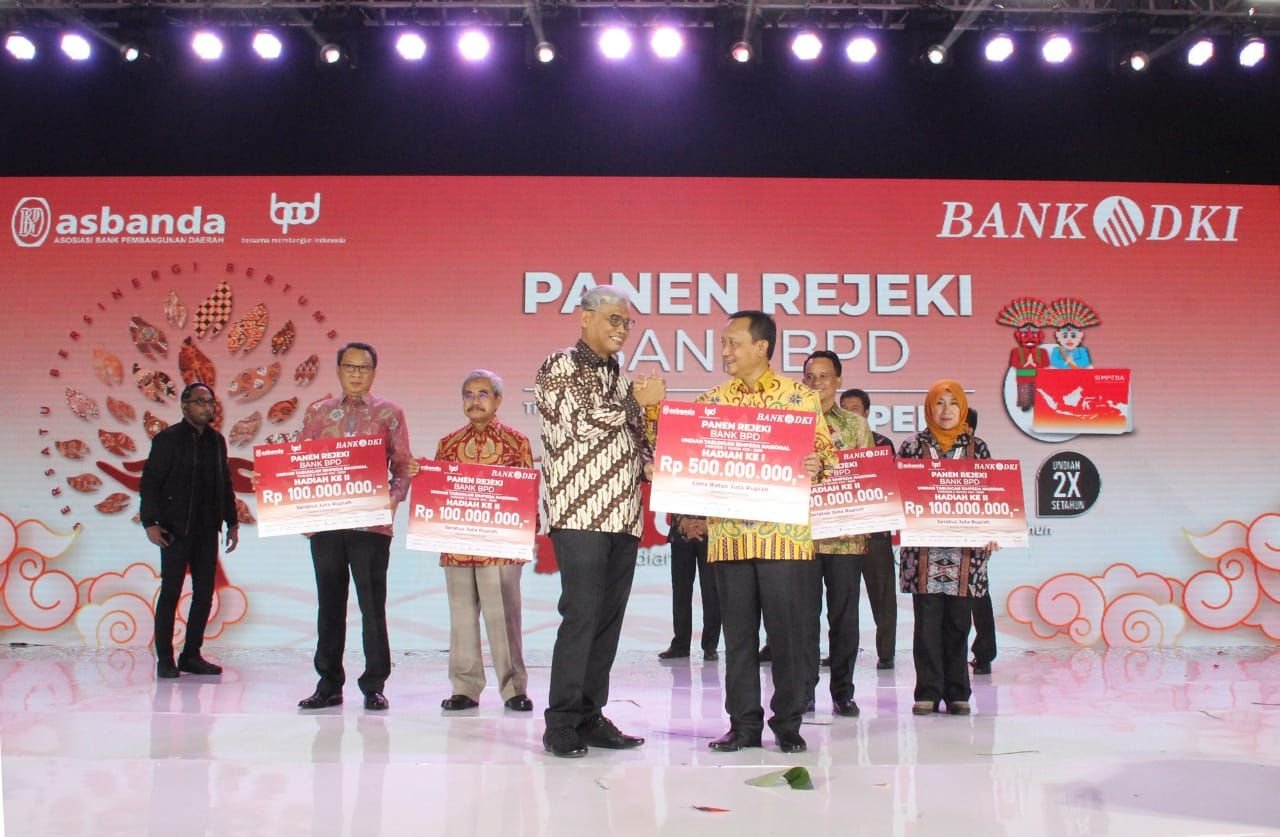 Collaborating with Bank DKI, Asbanda Holds the 30th National Simpeda Savings Lottery