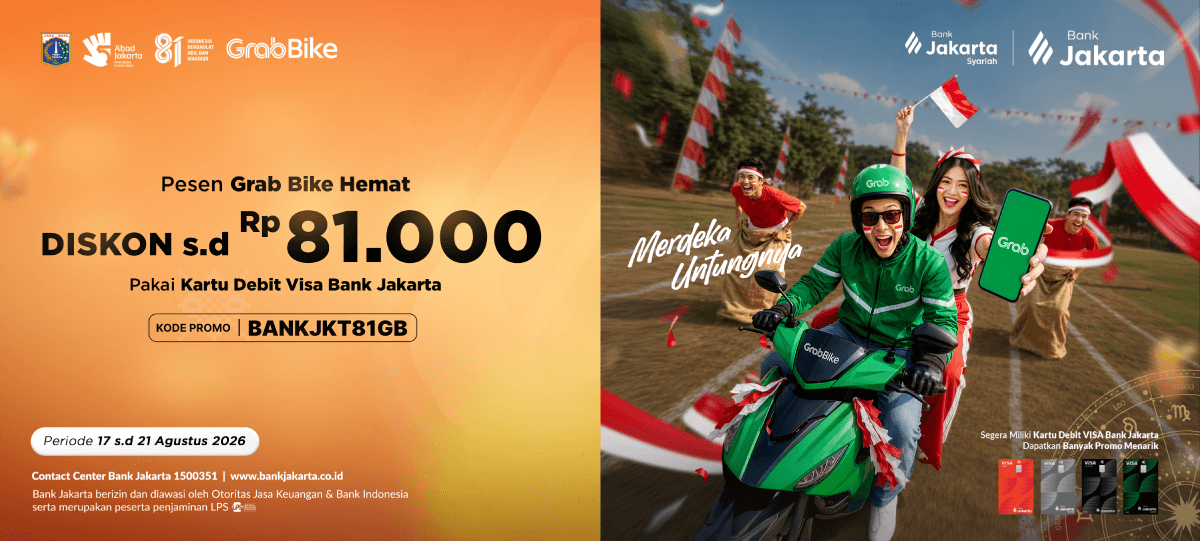 Ride Grab Bike for Less, Get Up to IDR 81.000 Off