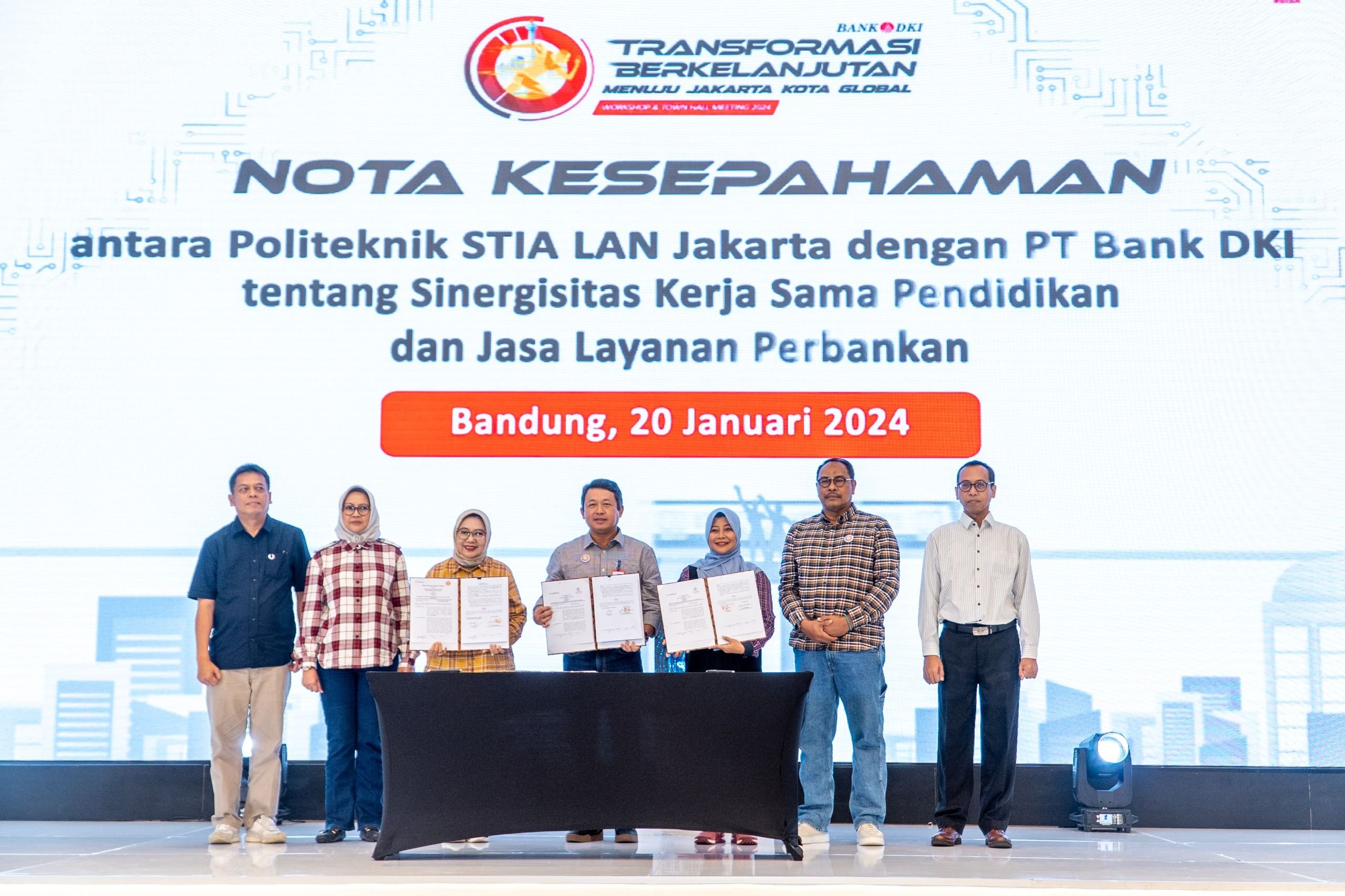 Bank DKI Strengthens Collaboration with Padjadjaran University and STIA LAN Polytechnic