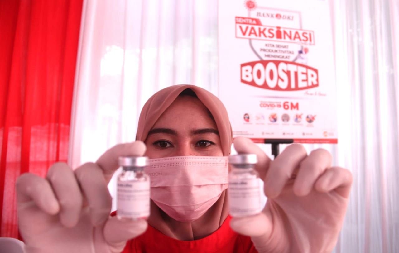 Bank DKI Holds Booster Vaccination Center