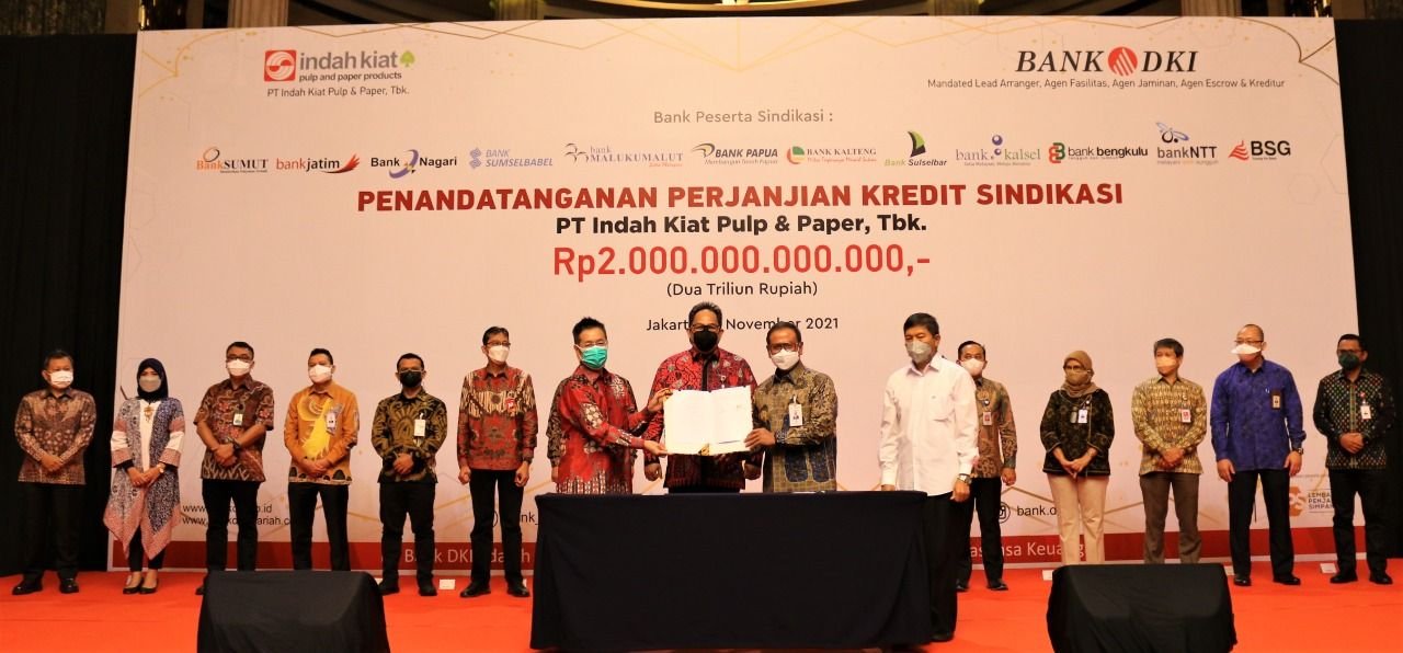 Bank DKI Leads BPD SI Syndicated Credit, Distributes PT Indah Kiat Pulp & Paper Investment Credit Worth IDR 2 Trillion