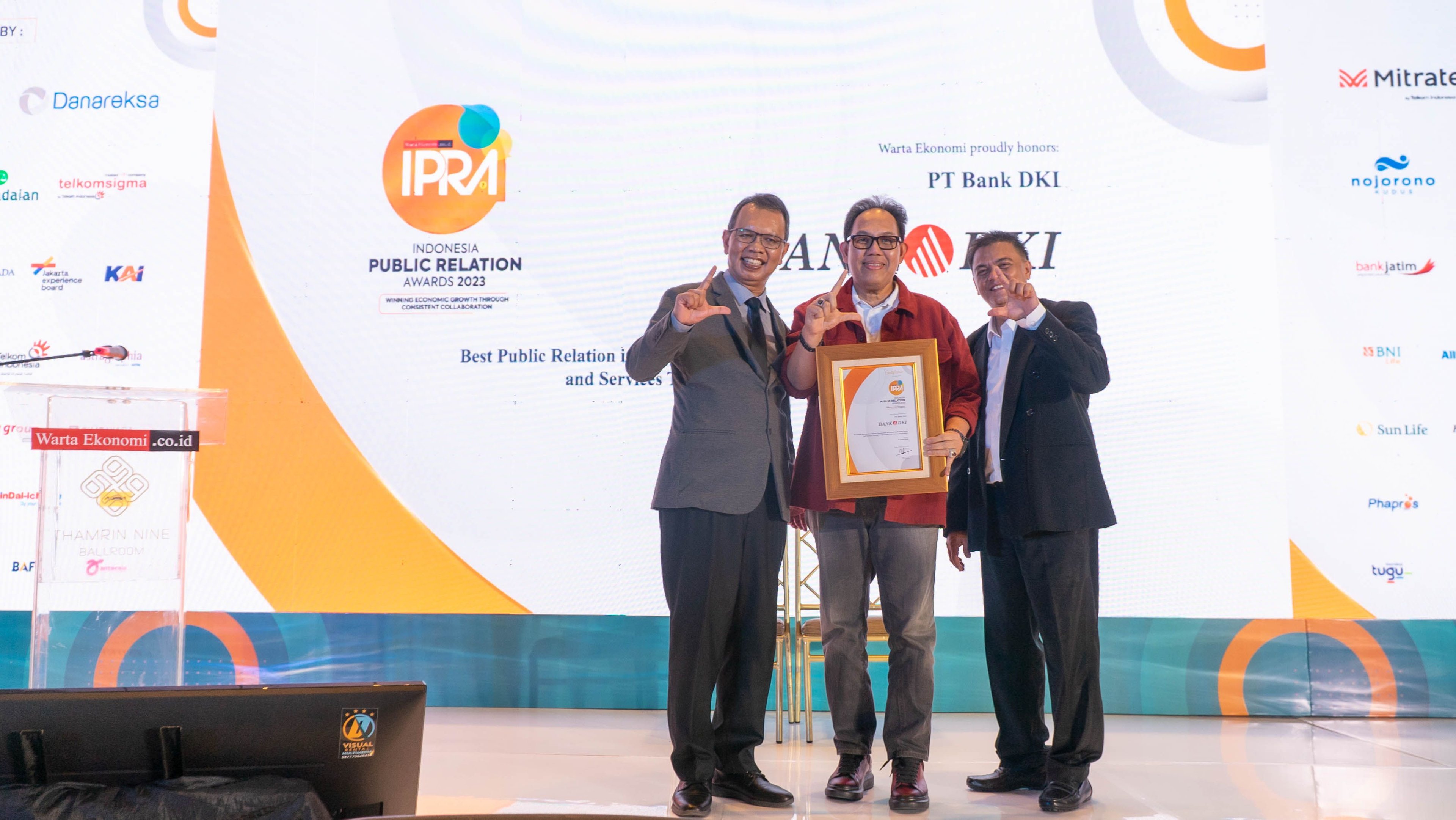 Maintaining a Positive Image, Bank DKI Wins the 2023 Indonesia Public Relations Awards