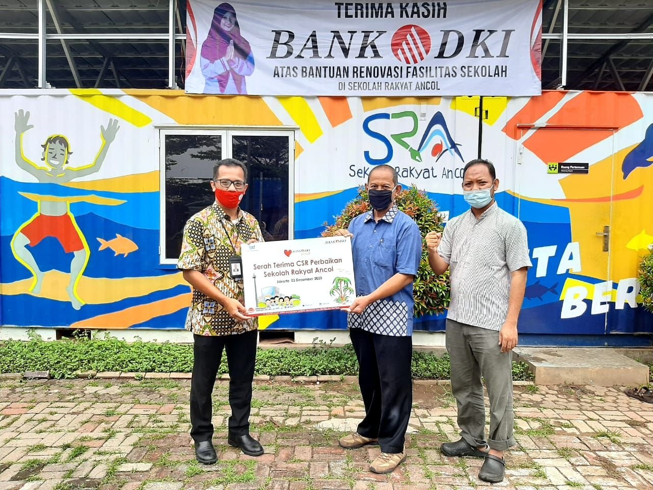 Submission of CSR improvements to Ancol People's School facilities