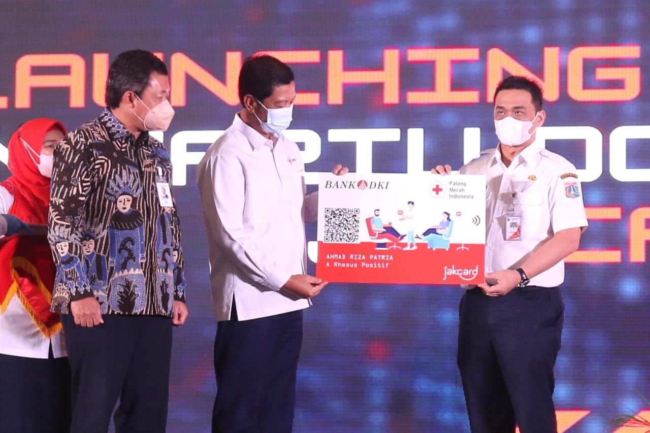 Collaboration between Bank DKI – PMI DKI Jakarta, Launches JakCard-Based Blood Donation Card