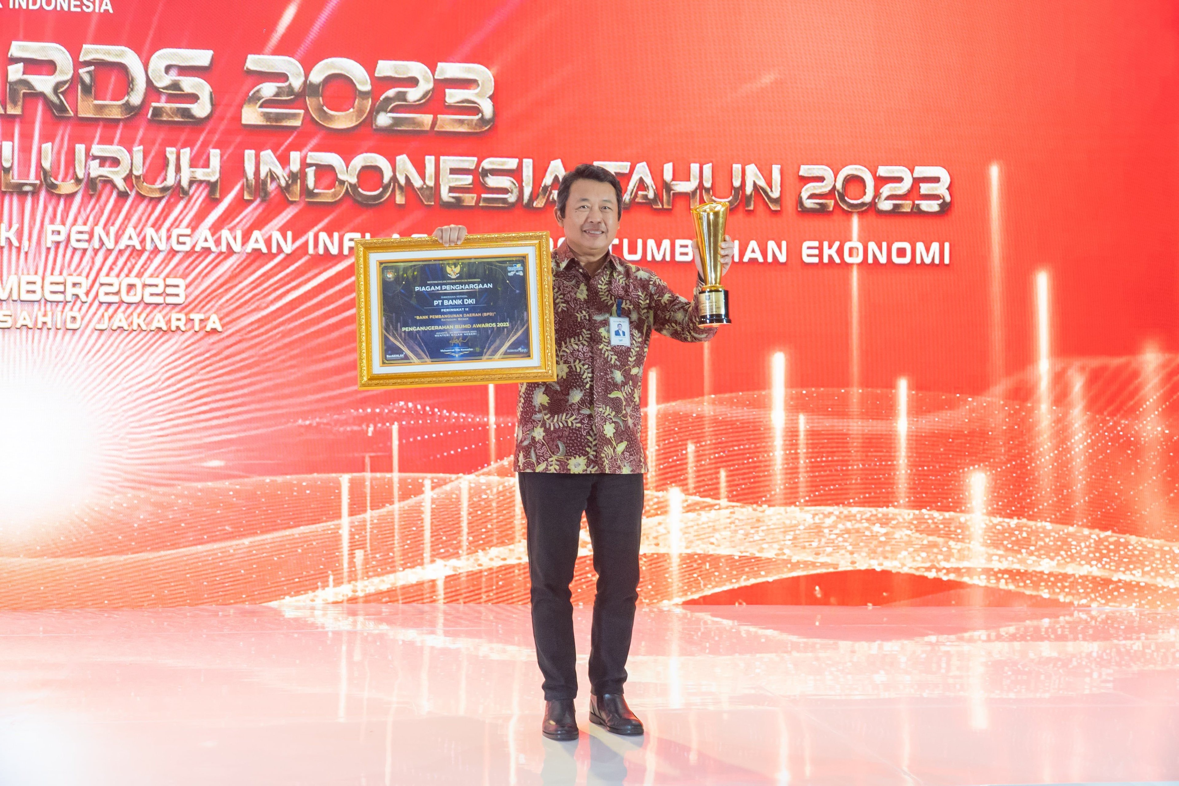 Bank DKI Wins Best BPD Predicate from the Ministry of Home Affairs
