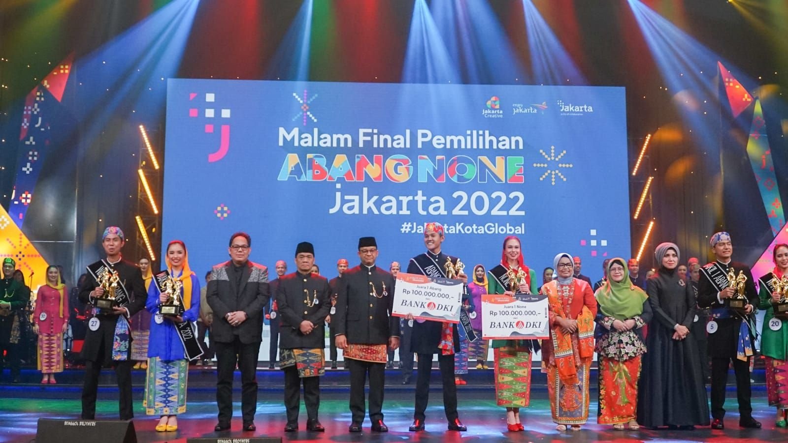 Bank DKI Supports the 2022 Abang None Jakarta Election Final Night