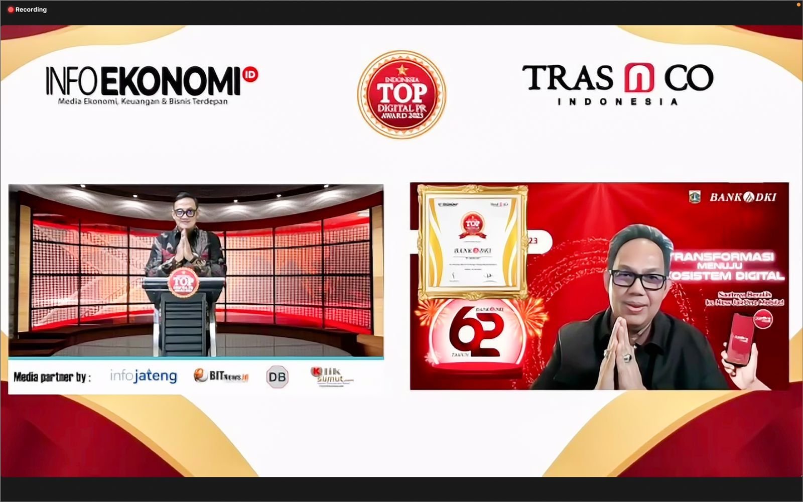 Bank DKI's Communication Consistency and Digital Synergy Wins the 2023 Top Digital PR Award