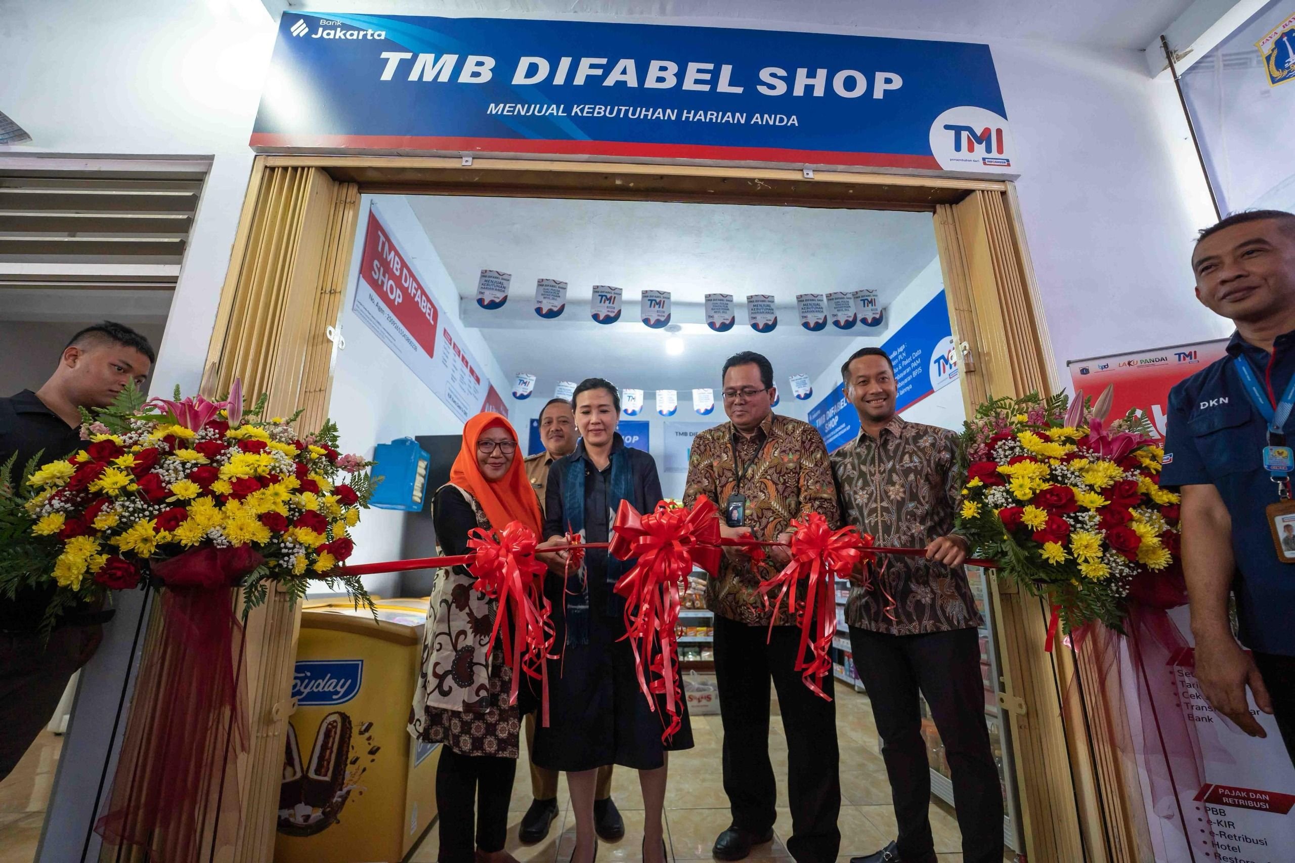 Realizing Financial Inclusion for Disabled People, Bank Jakarta and Indogrosir Present Mandiri Shop for Disabled People