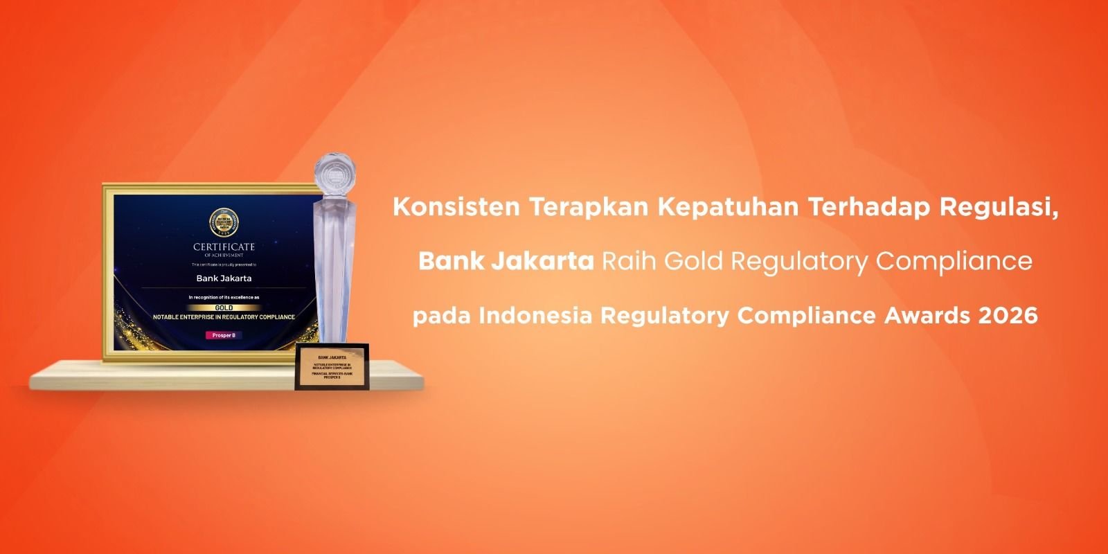 Bank Jakarta Wins Regulatory Compliance Award
