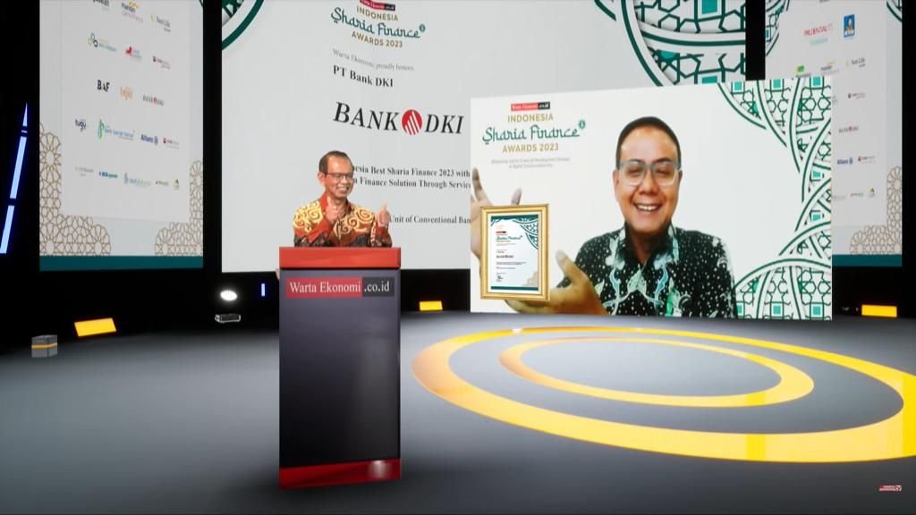 Presenting Digital Sharia Financial Service Solutions. Bank DKI Wins Indonesia Sharia Finance Awards 2023