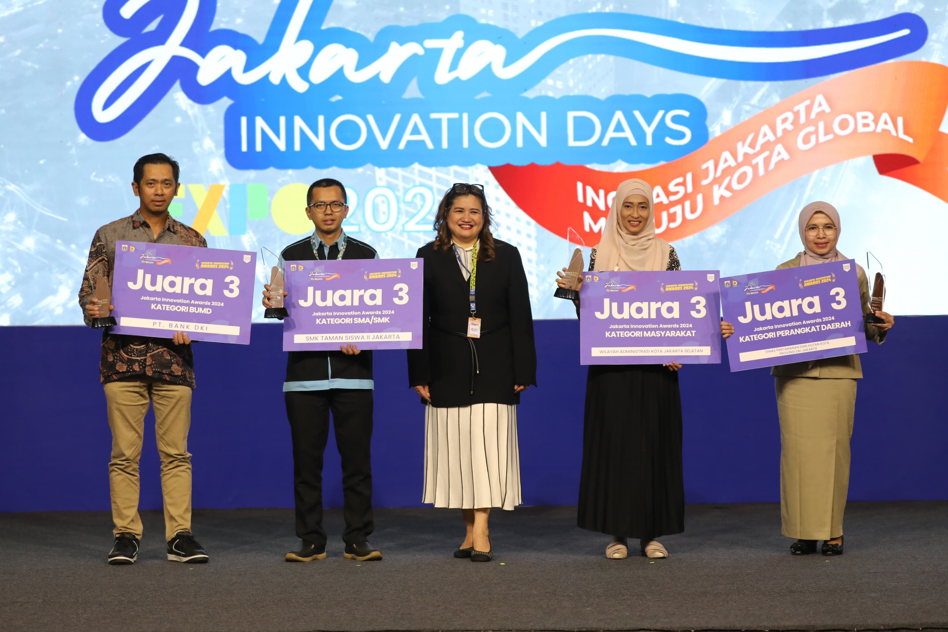 Jakarta Tourist Pass Innovation, Bank DKI Wins Jakarta Innovation Awards 2024