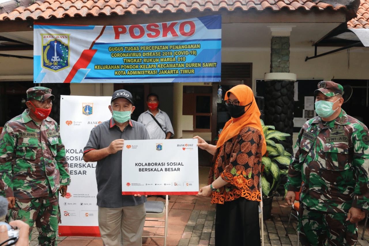 Large-Scale Social Collaboration, Distribution of Basic Food Packages for the people of the East Jakarta Region