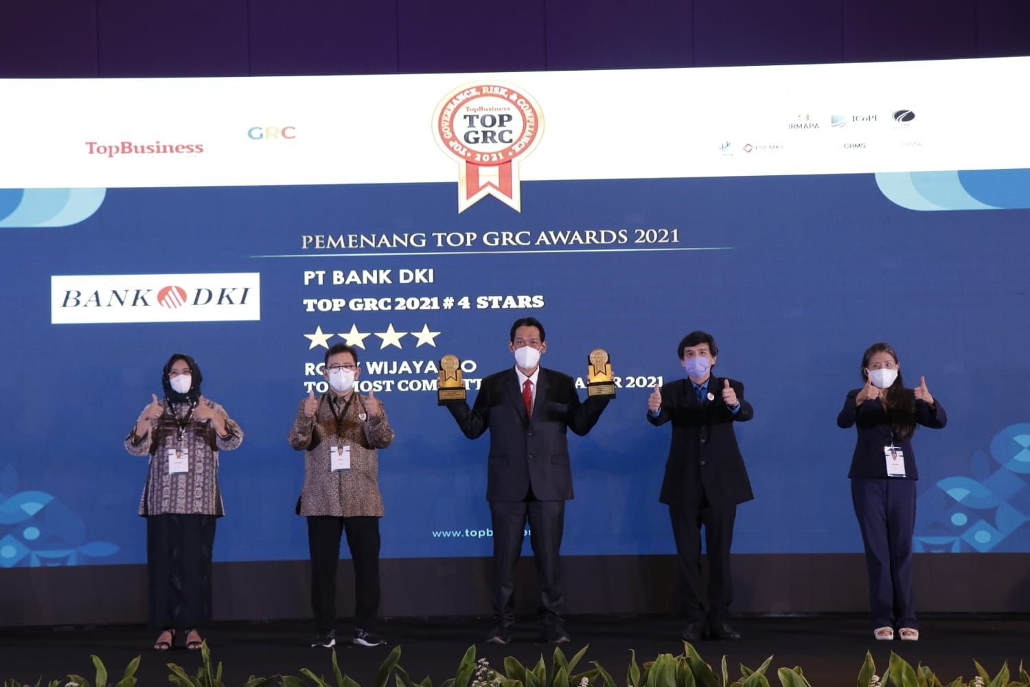Bank DKI Wins 2021 TOP GRC Awards