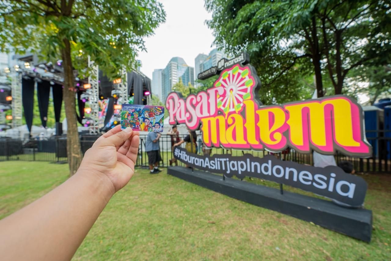 Bank Jakarta Present at "Narrative Night Market 2025", Encouraging Non-Cash Transactions Through Creative and Inclusive Methods