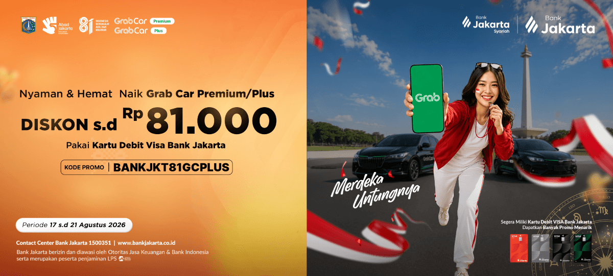 Ride Grab Car Premium/Plus in Comfort & Save, Get Up to IDR 81.000 Off 