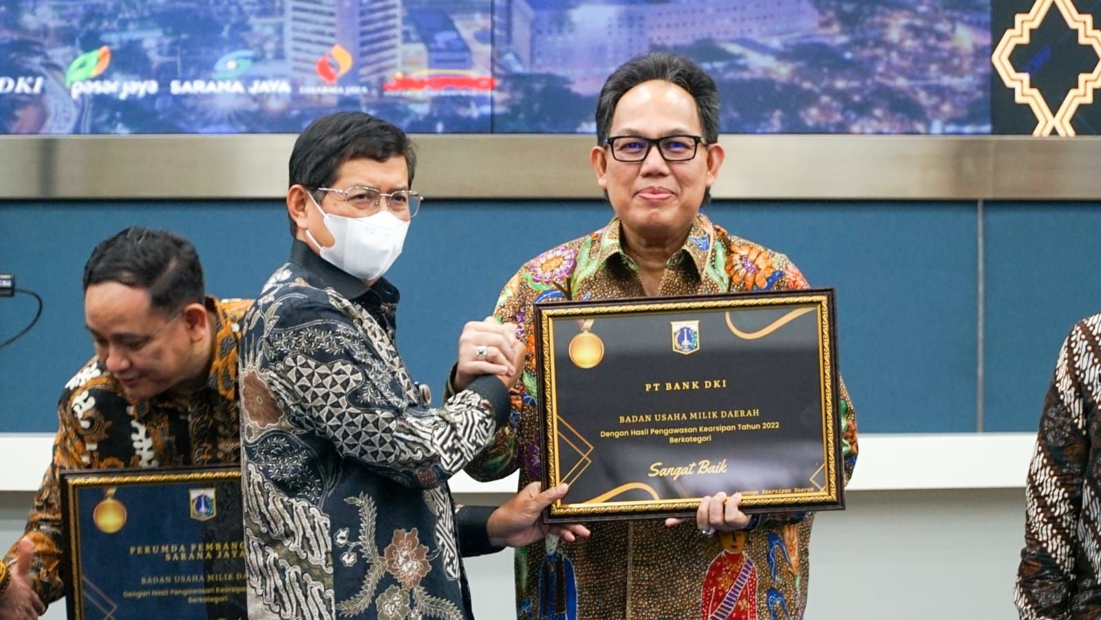 Bank DKI Wins 2022 Archives Supervision Award from the DKI Jakarta Provincial Government