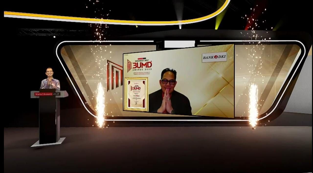 Continuing to Encourage Innovation, Bank DKI Wins Indonesia Best BUMD Awards 2023