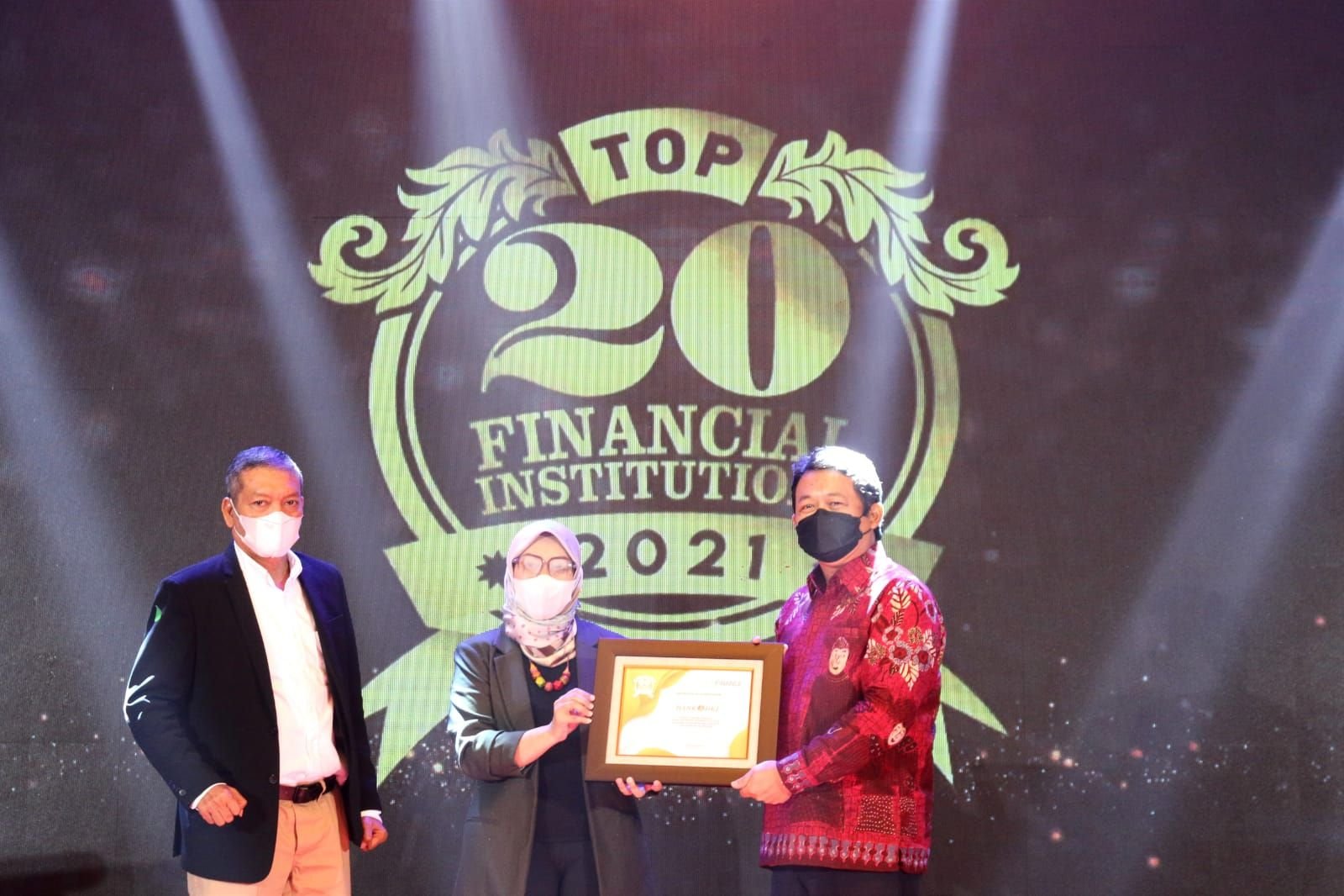 Bank DKI Wins Top 20 Financial Institutions 2021 Award