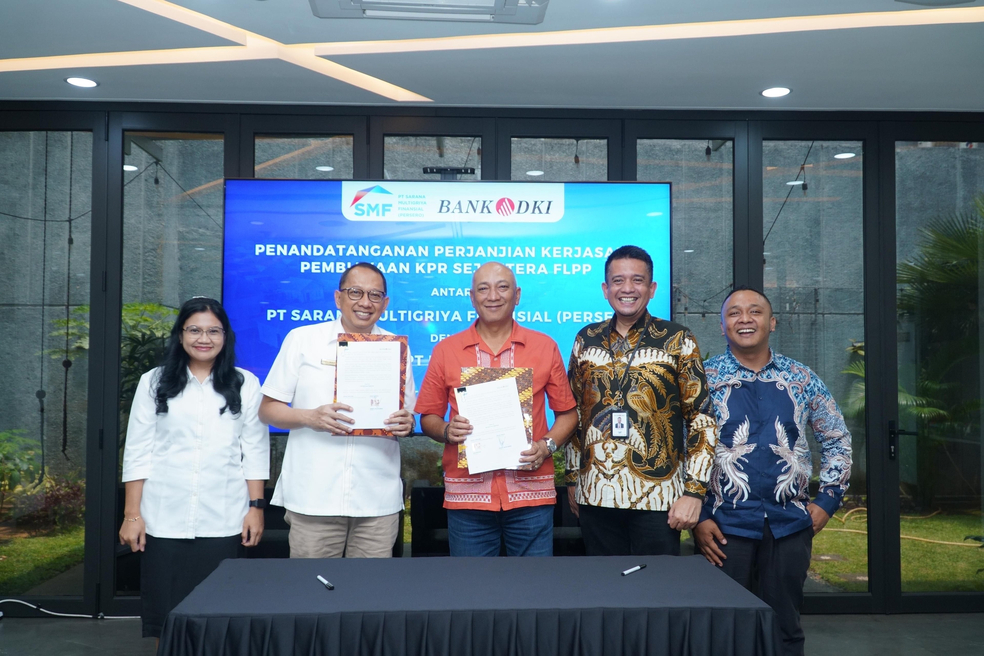 Bank DKI and PT SMF Establish Partnership to Maximize FLPP Distribution