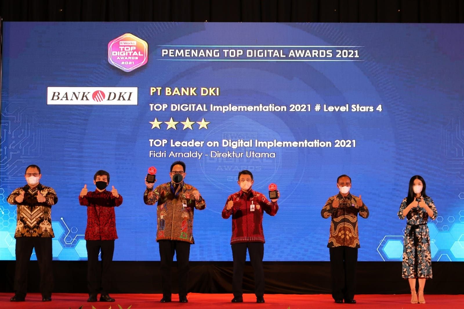 Bank DKI Wins Top Digital Awards 2021