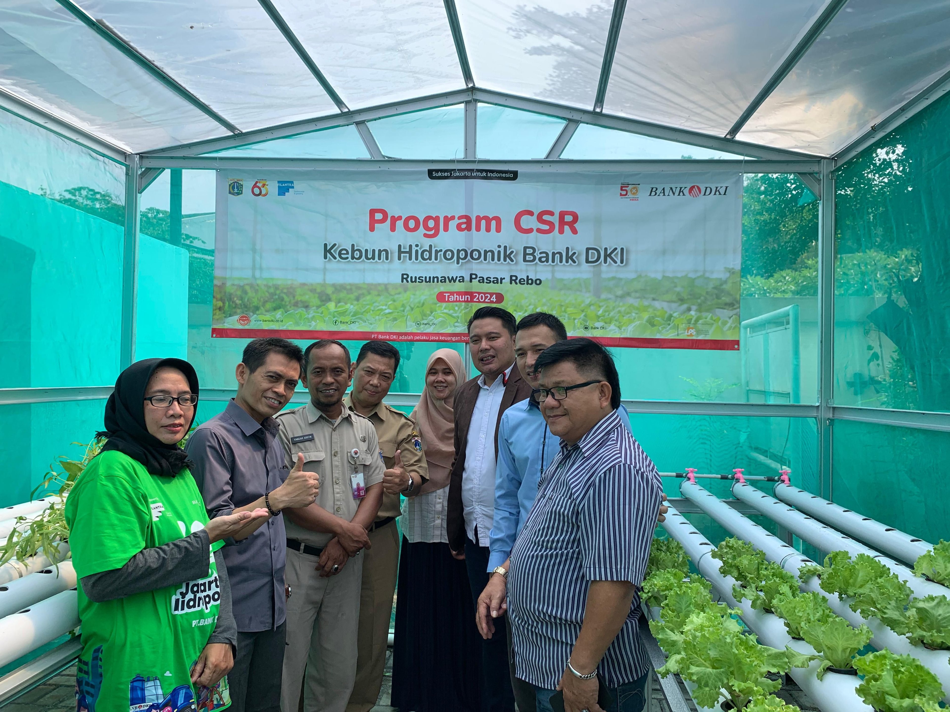 Supporting Sustainable Development, Bank DKI Inaugurates Hydroponic Garden and Provides Educational Assistance for People with Cerebral Palsy