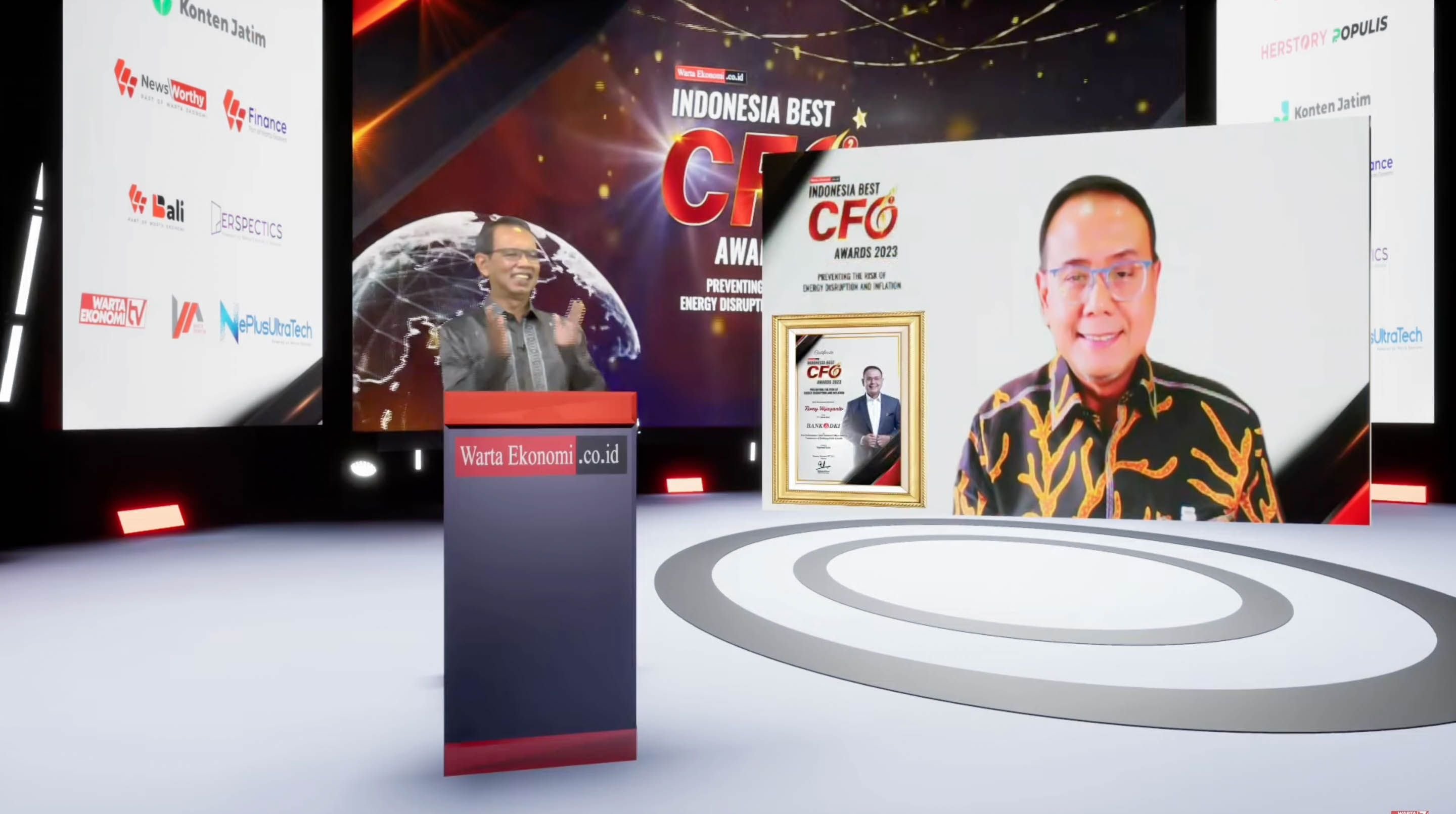 Successfully Improving Financial Performance, Bank DKI Director of Finance & Strategy Wins Best Performance CFO Awards 2023