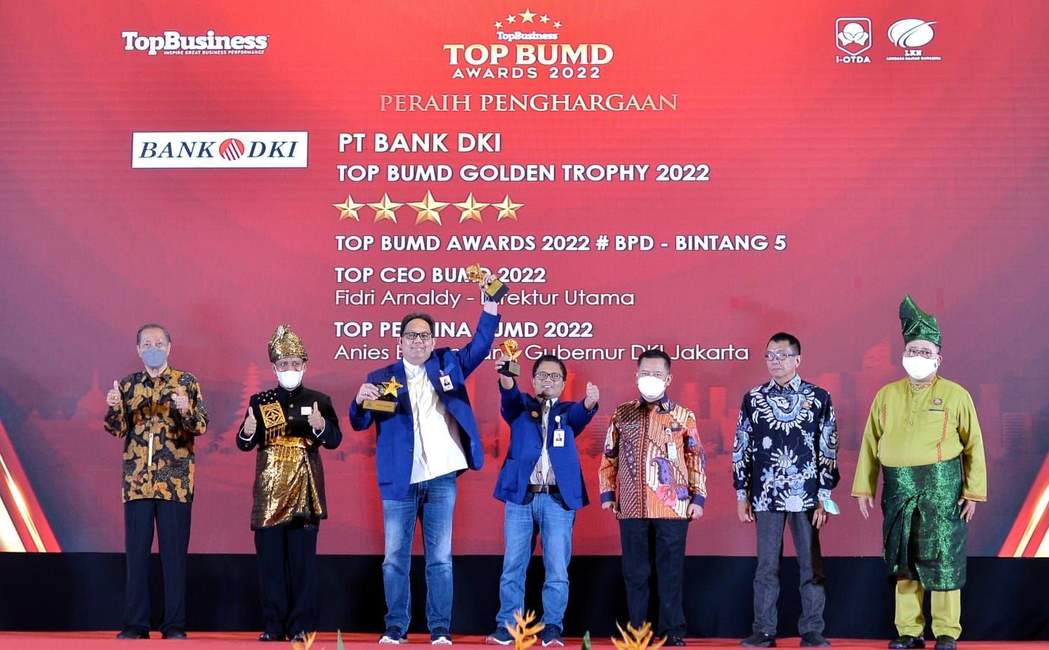Brilliant Performance, Bank DKI Again Wins TOP BUMD Awards 2022