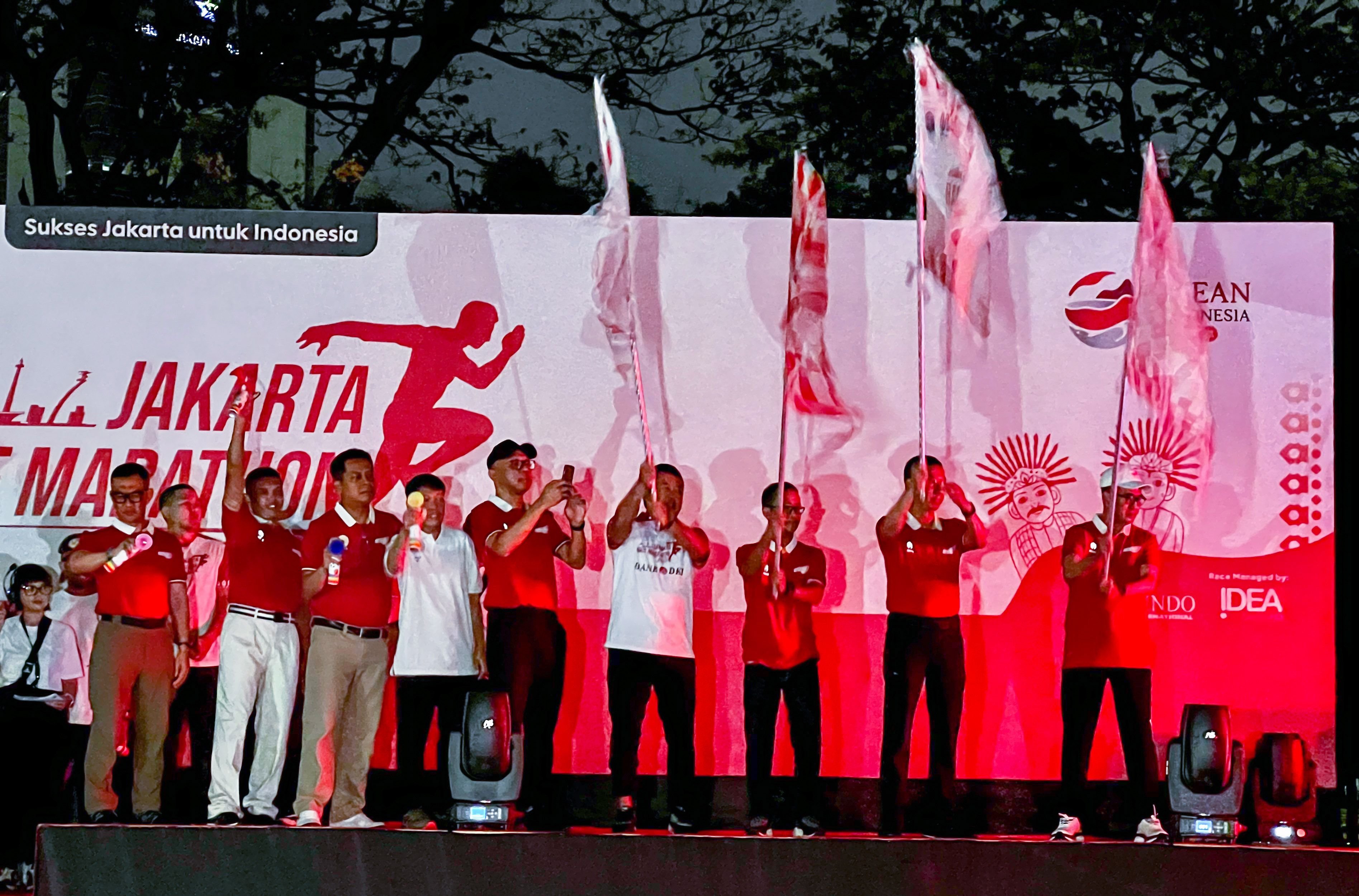Promoting the City of Jakarta, Bank DKI Takes a Role in the 2023 Jakarta Half Marathon