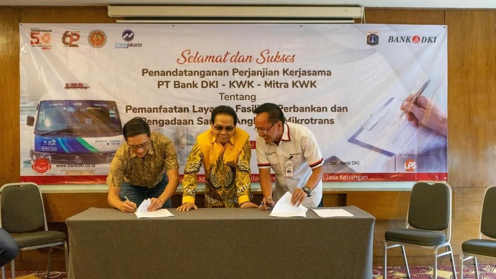 Improving Transportation Services in DKI Jakarta, Bank DKI Collaborates with Wahana Kalpika Cooperative (KWK)