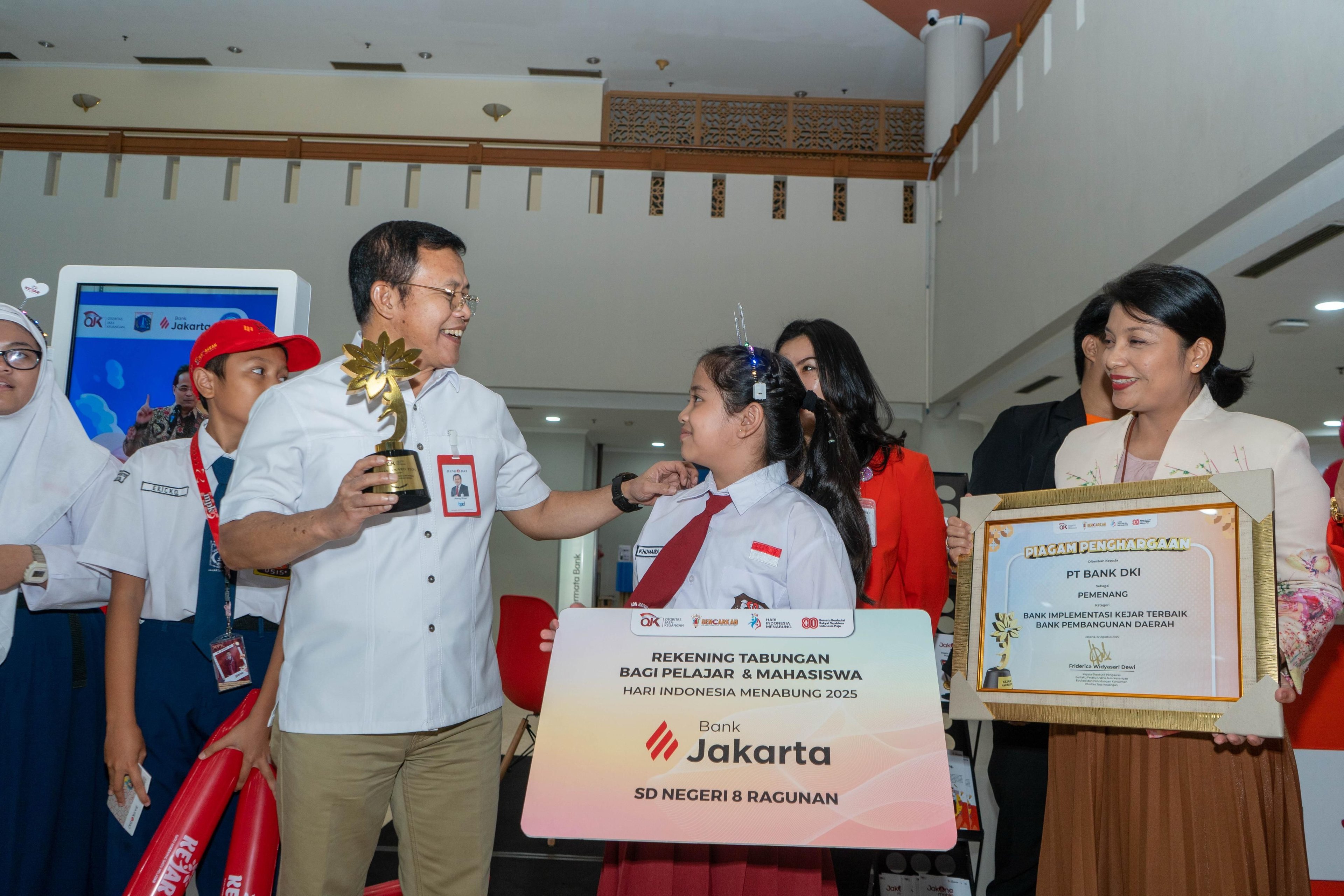 Bank Jakarta Student Savings Reaches IDR 1.7 Trillion, Wins Award in Bank Implementation Category KEJAR Award 2025