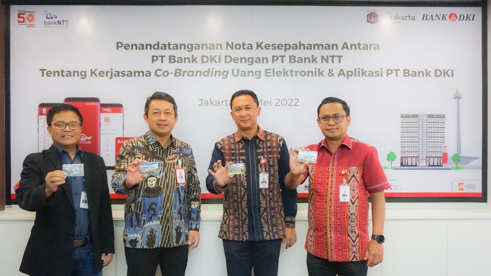 Synergy between BPD SI, Bank DKI Signs MoU on Digital Payments with Bank NTT