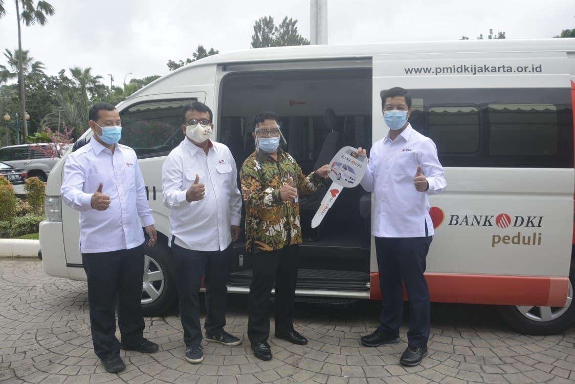 Bank DKI Provides Blood Donation Unit Car to PMI DKI Jakarta Province